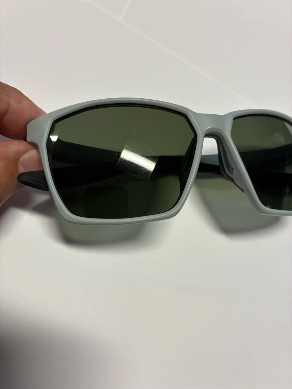 Nike Men's Gray Frame Sunglasses made in Italy
